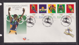 SOUTH AFRICA -1996 Olympic Games FDC - Cartas & Documentos