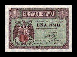 España Spain 1 Peseta Burgos Febrero 1938 Pick 107 Serie B SC UNC - 1-2 Pesetas