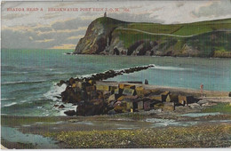 Bradda Head  &   Breakwater Port Erin    -   1908    Naar   Manchester - Isle Of Man