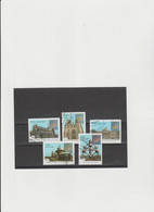 Cuba 2001 - (YT)  3932/36 Used  "Belgica 2001. Exposition Philatelique A Bruxelles. Edificies Bruxellois" - Used Stamps