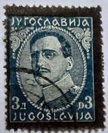 KING ALEXANDER-3 D-BLACK OVERPRINT-ERROR-YUGOSLAVIA-1934 - Imperforates, Proofs & Errors