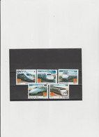 Cuba 2001 - (YT)  3937/41 Used  "Phila Nippon '01. Trains Japonais." - Used Stamps