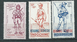 Kouang Tchéou -  Yvert Série 135 à 137  **  , 3 Valeurs Neuves Sans Charnière -   Pal 10104 - Unused Stamps