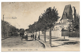 CPA  41 LOIR Et CHER  BLOIS  Avenue De La Gare N°214 - Blois