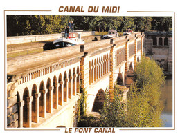 BEZIERS Le Canal Du Midi Le Pont Canal 7(scan Recto-verso) MA2146 - Beziers