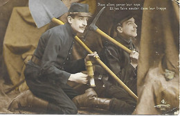 CPA  -  WWI  Soldats En Tranchées - 1914-18