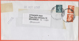 GB - Regno Unito - GREAT BRITAIN - UK - 2003 - 33p + 2 X 10p - Viaggiata Da Reading Per Bruxelles, Belgium - Brieven En Documenten