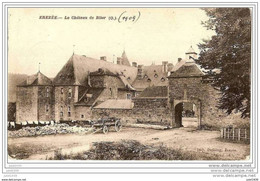 BLIER ..-- EREZEE ..--  Le Château . 1909 Vers MARCHE ( Melle Jeanne BRASSEUR ) . Voir Verso . - Erezee