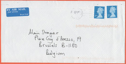 GB - Regno Unito - GREAT BRITAIN - UK - 2008 - 2 X 2nd - Viaggiata Da ???? Per Bruxelles, Belgium - Cartas & Documentos