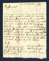 Lettre De MENIN Pour ANVERS (Pays-Bas Autrichiens) -1716 - 1714-1794 (Paesi Bassi Austriaci)