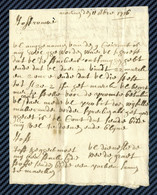 Lettre De MENIN Pour ANVERS (Pays-Bas Autrichiens) -1716 - 1714-1794 (Austrian Netherlands)