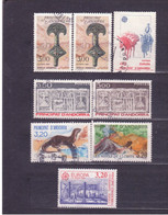 Andorra - 8 Známek 1980 1990 - Used Stamps