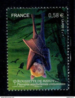 "Les Chauves-souris - Roussette De Mayotte" 2013 - 4740 Timbre Du Bloc - Ongebruikt