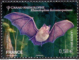 "Les Chauves-souris - Grand Rhinolophe" 2013 - 4739 Timbre De Feuille - Ongebruikt