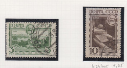 Sowjet-Unie Jaar 1933 Michel-cat. 424/425 - Altri & Non Classificati