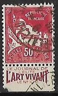 ALGERIE N°79Ab Publicité "L'art Vivant" - Used Stamps