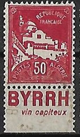 ALGERIE N°79Ab Publicité "Byrrh" - Used Stamps