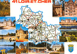 41 Carte Map Du Departement Du  LOIR ET CHER    15 (scan Recto-verso)MA2299Vic - Ohne Zuordnung