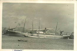 AVEROFF * Carte Photo * Bateau Commerce Cargo Paquebot * Compagnie Elder Dempster Lines Greece Grèce - Koopvaardij