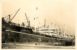 M.V. TEMERAIRE * Carte Photo * Bateau Commerce Cargo Paquebot * Compagnie Société Norge Norway Norvège - Cargos