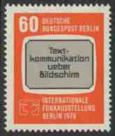 Germany Berlin 1979 Mi 600 YT 561 Sc 9N427 ** Television Screen – Int. Telecommunications Exhibition, Berlin – IFA - Sonstige & Ohne Zuordnung