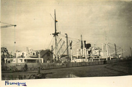 FORMIGNY * Carte Photo * Bateau Commerce Cargo Paquebot * Compagnie Société Chastellain - Cargos