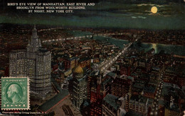 BIRD EYE VIEW OF MANHATTAN / BEL AFFRANCHISSEMENT 1921 - Manhattan