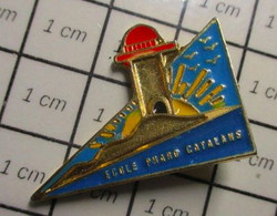 1718c Pin's Pins / Beau Et Rare / THEME : ADMINISTRATIONS / MARSEILLE École Primaire Publique Pharo Catalans - Administrations