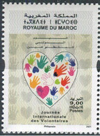 Morocco 2021, International Voluntary Year, MNH Single Stamp - Morocco (1956-...)