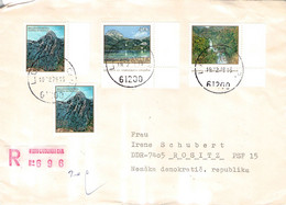 JUGOSLAVIJA - REGISTERED MAIL 1979 LJUBLJANA > ROSITZ/DDR / ZL323 - Covers & Documents