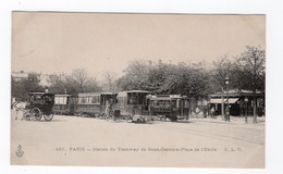 75 PARIS - Station Du Tramway De St-Germain, Place De L'Etoile - Zonder Classificatie