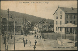 Valdoie - La Rue De La Gare - Le Kiosque - N°1250 Edit. E. Mayer - Voir 2 Scans Larges - Valdoie