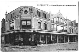 Romorantin Loir Et Cher Grand Magasin Bazar Nouvelles Galeries 1909  état Superbe - Romorantin