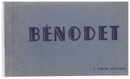 N° 93394 -carnet Benodet -10 Photos Artistiques- - Bénodet