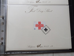Belgique First Day Sheet 4380 Oblitéré / Belgie Fds  Gestempelt  ( Année 2013 ) Croix Rouge Roode Kruis Perfect - Usati