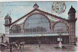 76. LE HAVRE . LA GARE D'ARRIVEE . ANIMEE - Gare