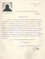 Schreiben  "Fortschrittspartei Thun"          1920 - Unclassified