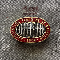 Badge Pin ZN011554 - Swimming France Ondine Association Feminine De Natation 1906 - Natación