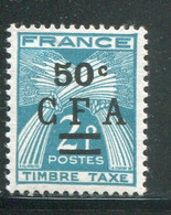 REUNION- Taxe Y&T N°37- Neuf Sans Charnière ** - Timbres-taxe