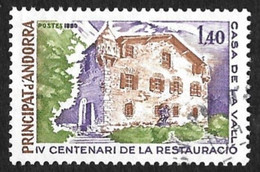 ANDORRE    1980-  Y&T  289 - Maison Des Vallées - Oblitéré - Oblitérés