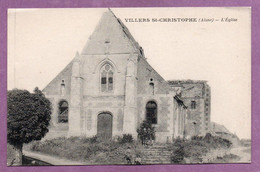 02 - VILLERS St-CHRISTOPHE - L'Eglise - Andere Gemeenten
