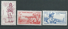 Martinique    Série Yvert N°  186 à   188 ** 3 Valeurs Neufs Sans Charniere - Pal 10303 - Unused Stamps