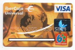 IberCaja, Spain, Magnetic Visa Credit Card, # Cc-167 - Credit Cards (Exp. Date Min. 10 Years)