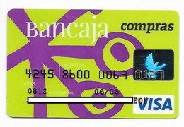 Bancaja, Spain, Magnetic Visa Credit Card, # Cc-177 - Credit Cards (Exp. Date Min. 10 Years)