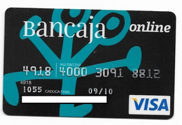 Bancaja, Spain, Magnetic Visa Credit Card, # Cc-182 - Credit Cards (Exp. Date Min. 10 Years)