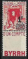 ALGERIE N°158A N** Bande Publicitaire Doublée - Unused Stamps