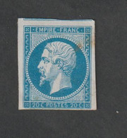 Timbres 1854 -  N°14 A   - Type  Napoléon III , Légende  Empire Franc  -  Neuf  - Défaut Au Dos - Non Classificati