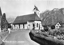 Flums St. Justuskirche  St. Justus (10 X 15 Cm) - Flums