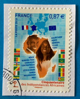 France 2010 : Cinquantenaire Des Indépendances Africaines N° 472 Oblitéré. - Luchtpost