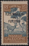 Wallis & Futuna 1930 MH Sc J17 25c Malayan Sambar - Timbres-taxe